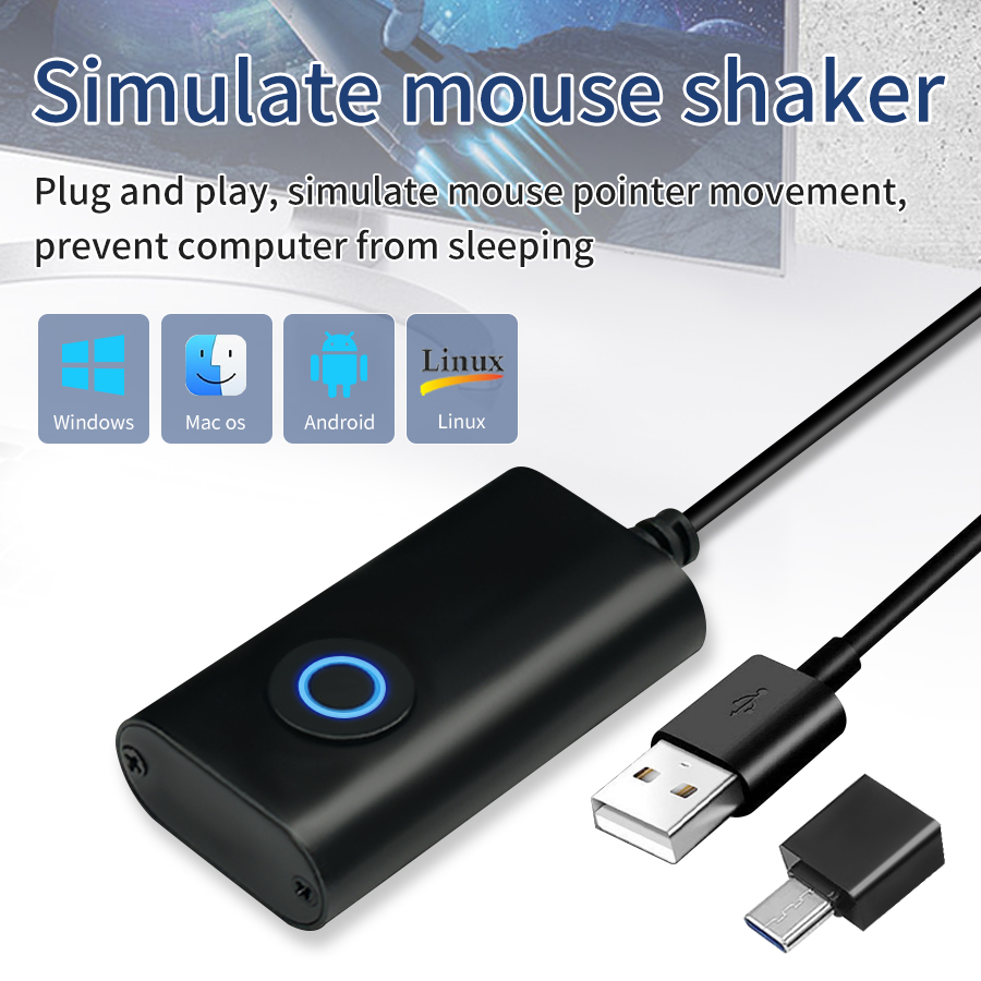 Auto Mouse Mover - Virtual Mouse Jiggler 2 in 1