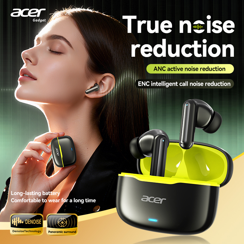 Earbuds Anc Wireless - Acer OHR618 ANC Wireless Earbuds, Active