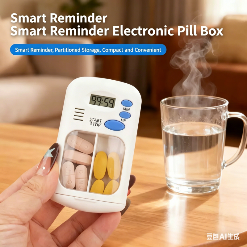 Electronics & Gadgets Charging Gocable 8 In 1 Edc 100W Cable - Mini Portable Electronic Intelligent Medicine Box,