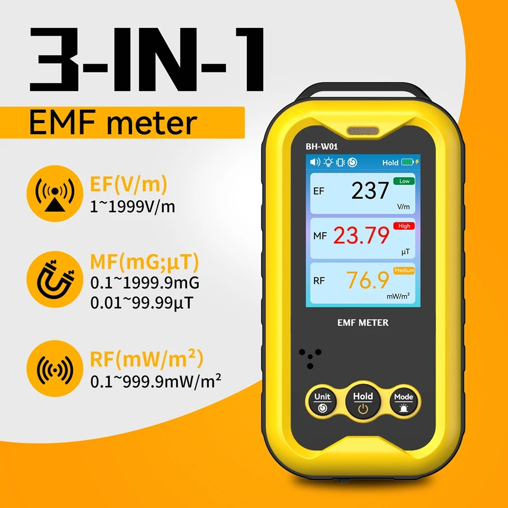 3in1 EMF Meter Electric Field  - Electronics Quiz ulasan dan harga