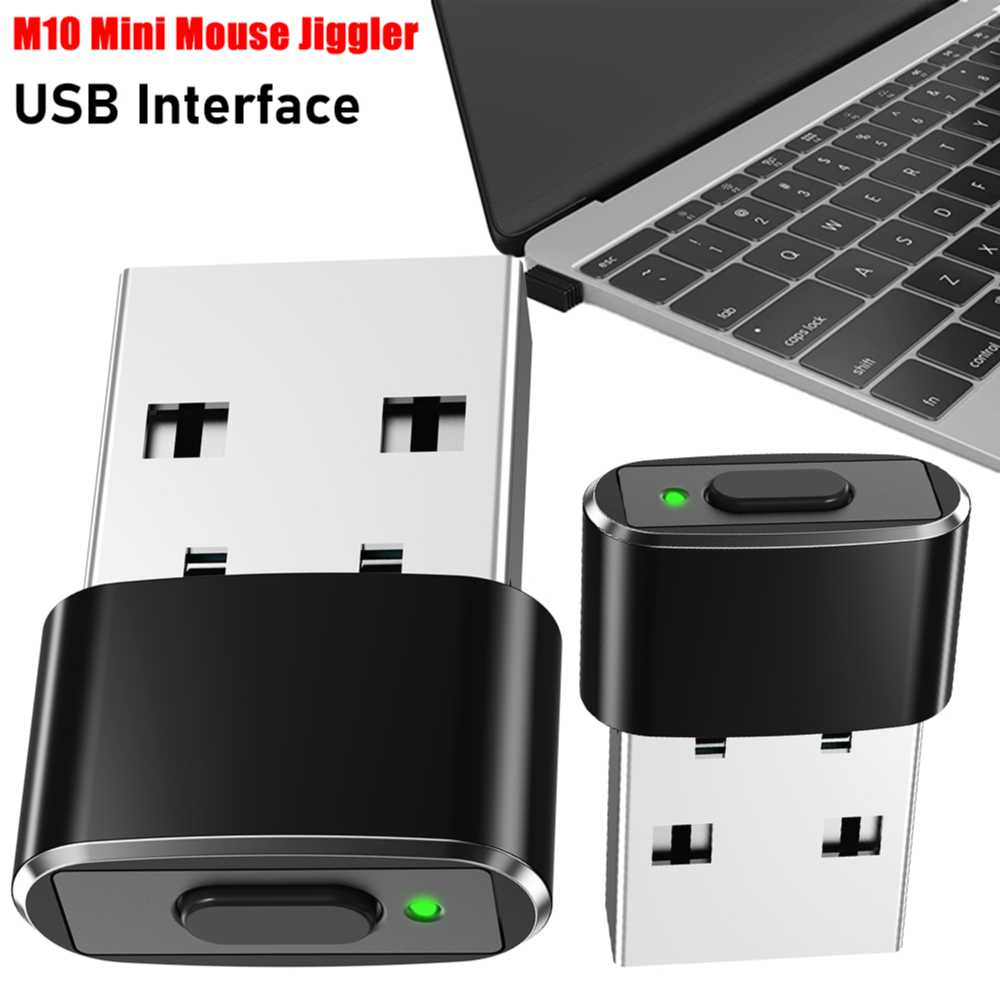 M8 M10 Mouse Jiggler Silent Au - Auto Mouse Mover ulasan dan harga
