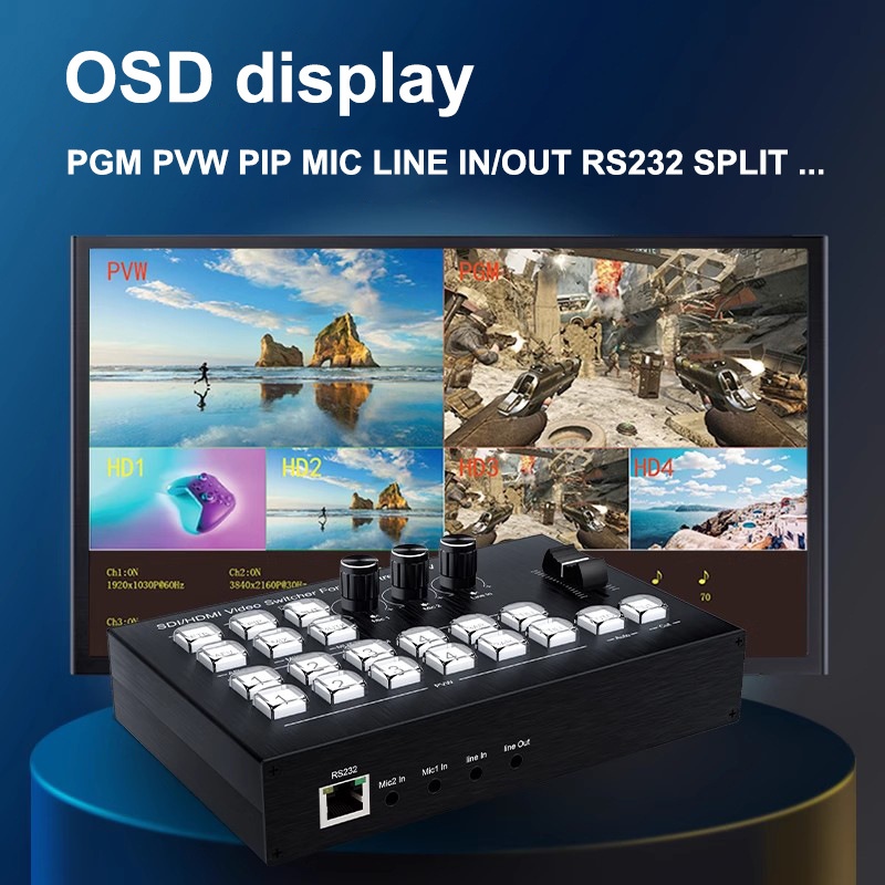 1080p 4 Channel HDMI Video Mix - Action Camera 4K ulasan dan harga