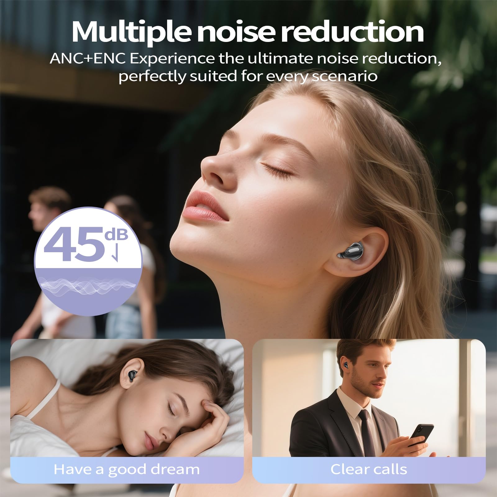 D20 Mini Sleep Earbuds for Sid - Earbuds Anc Wireless ulasan dan harga