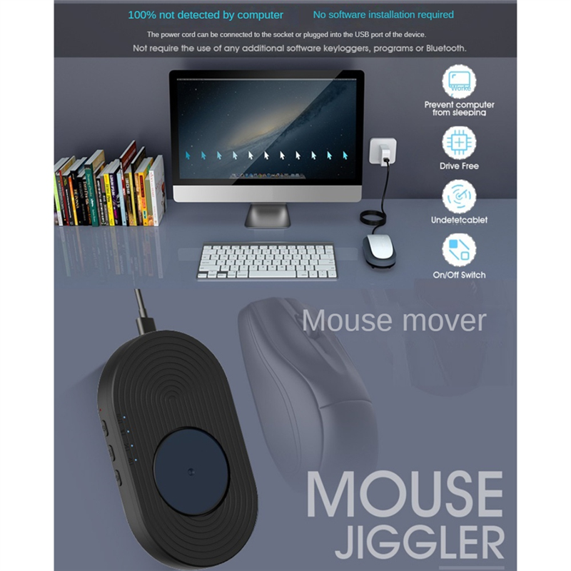 1Set Mouse Mover Undetectable  - Auto Mouse Mover ulasan dan harga
