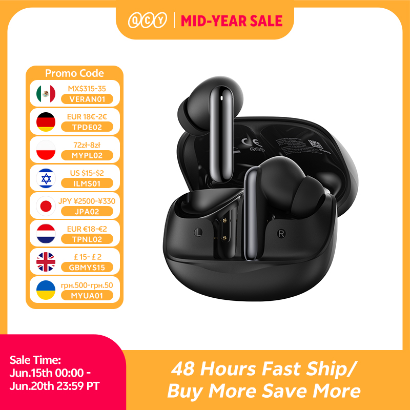 QCY Melobuds N50 ANC Bluetooth - Earbuds Anc Wireless ulasan dan harga