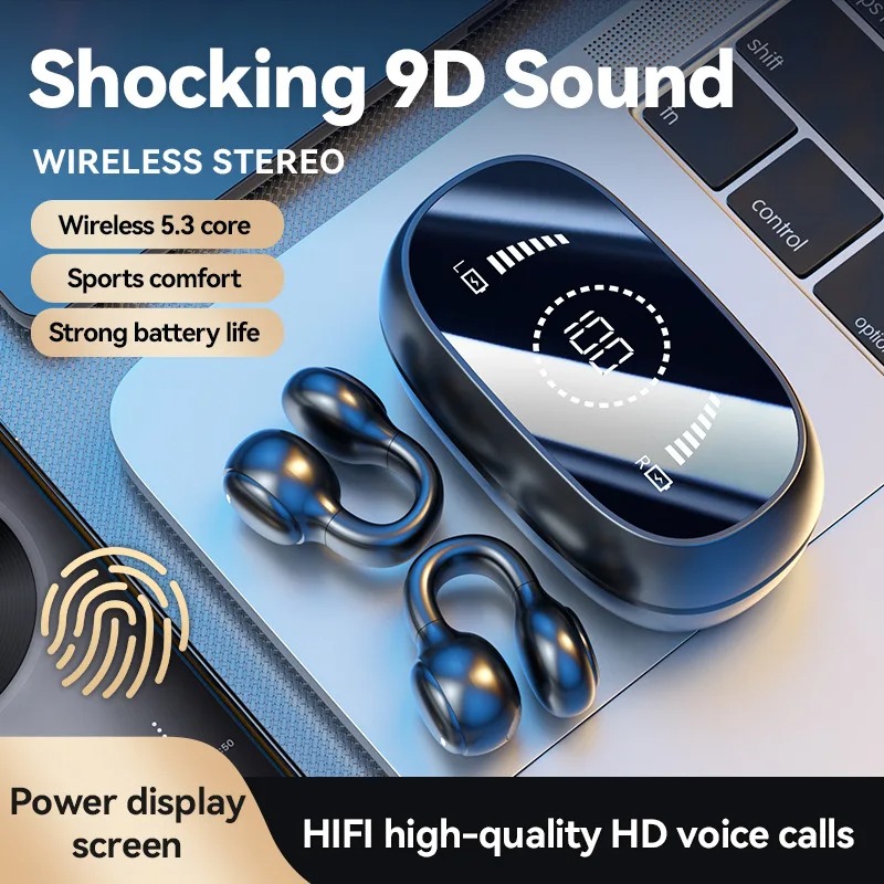 Bluetooth Bone Conduction Spor - Earbuds Anc Wireless ulasan dan harga