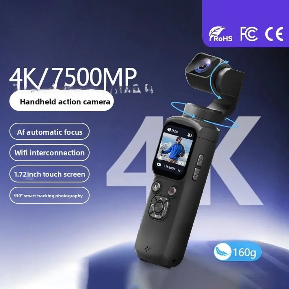 4K HJD05 Pocket 3 Camera with  - Action Camera 4K ulasan dan harga