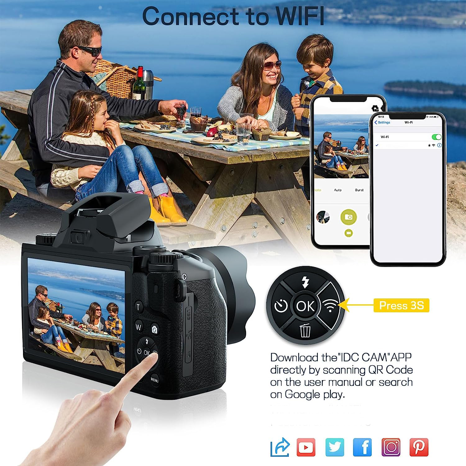 64MP Digital Camera SLR DSLR F - Action Camera 4K ulasan dan harga