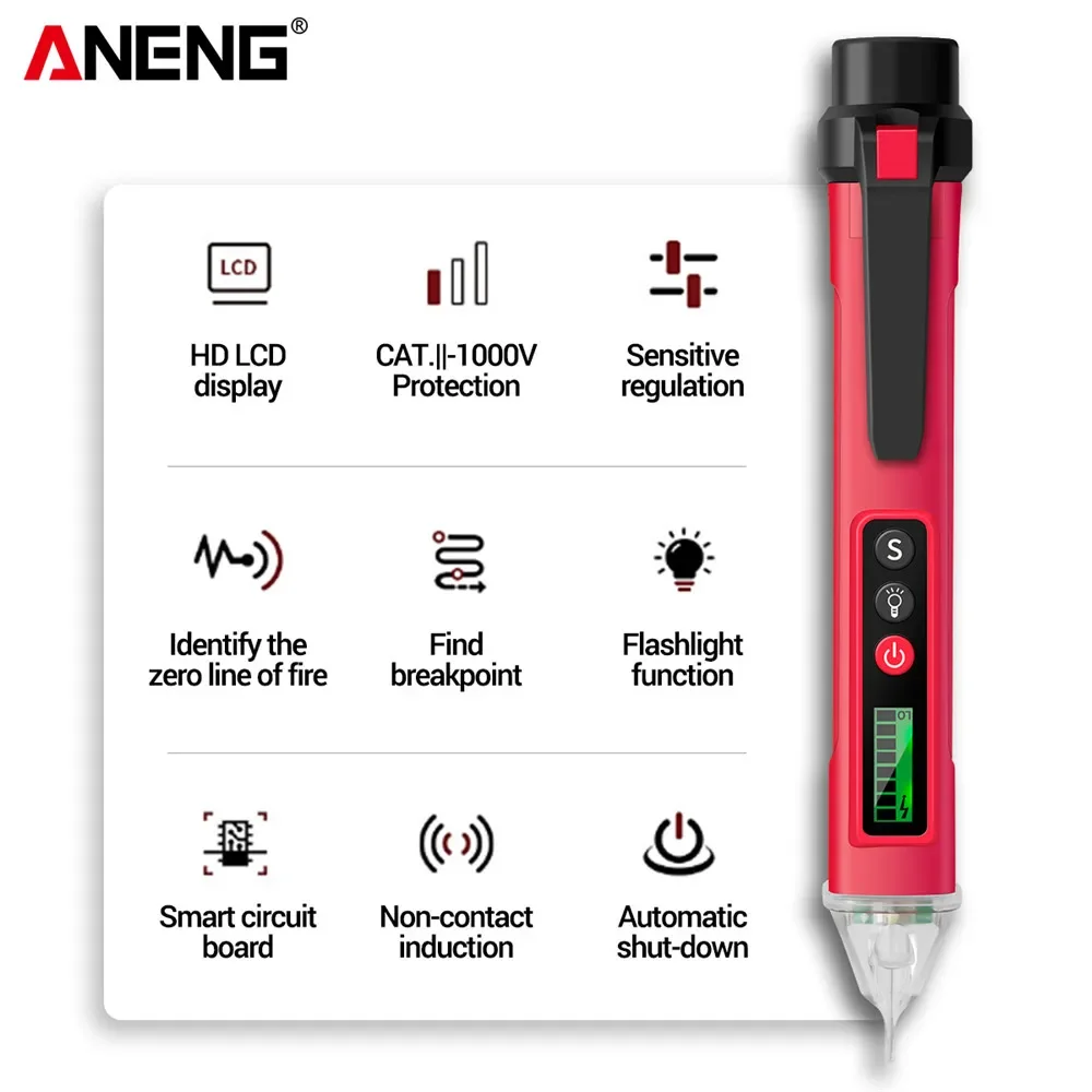 Non-Contact Digital Voltage De - Electronics Quiz ulasan dan harga